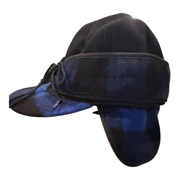 CrownCap Women’s Black and Blue Buffalo Railroad Hat Size L main image 5